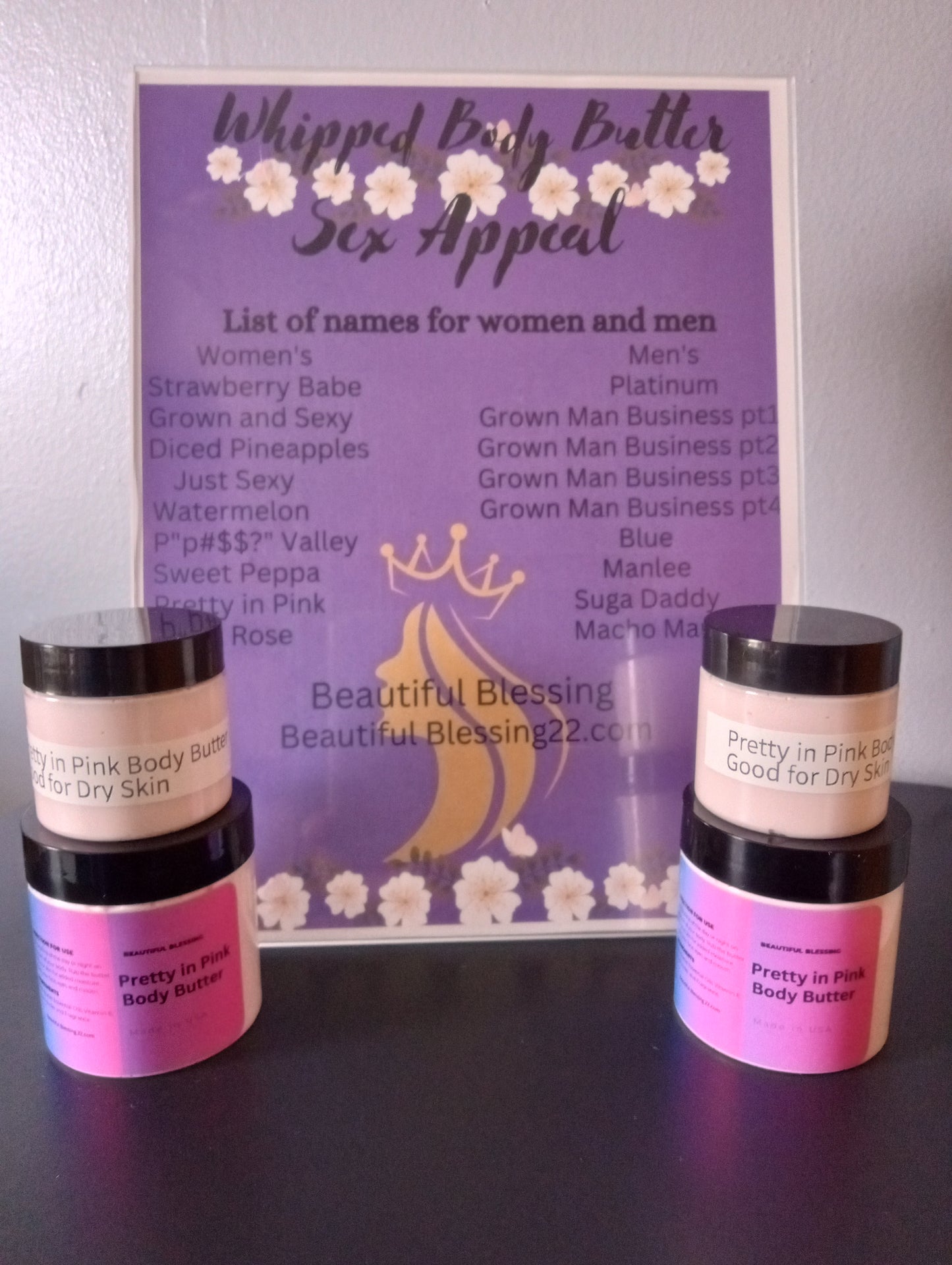 Pretty in Pink Body Butter for Women Sex Appeal