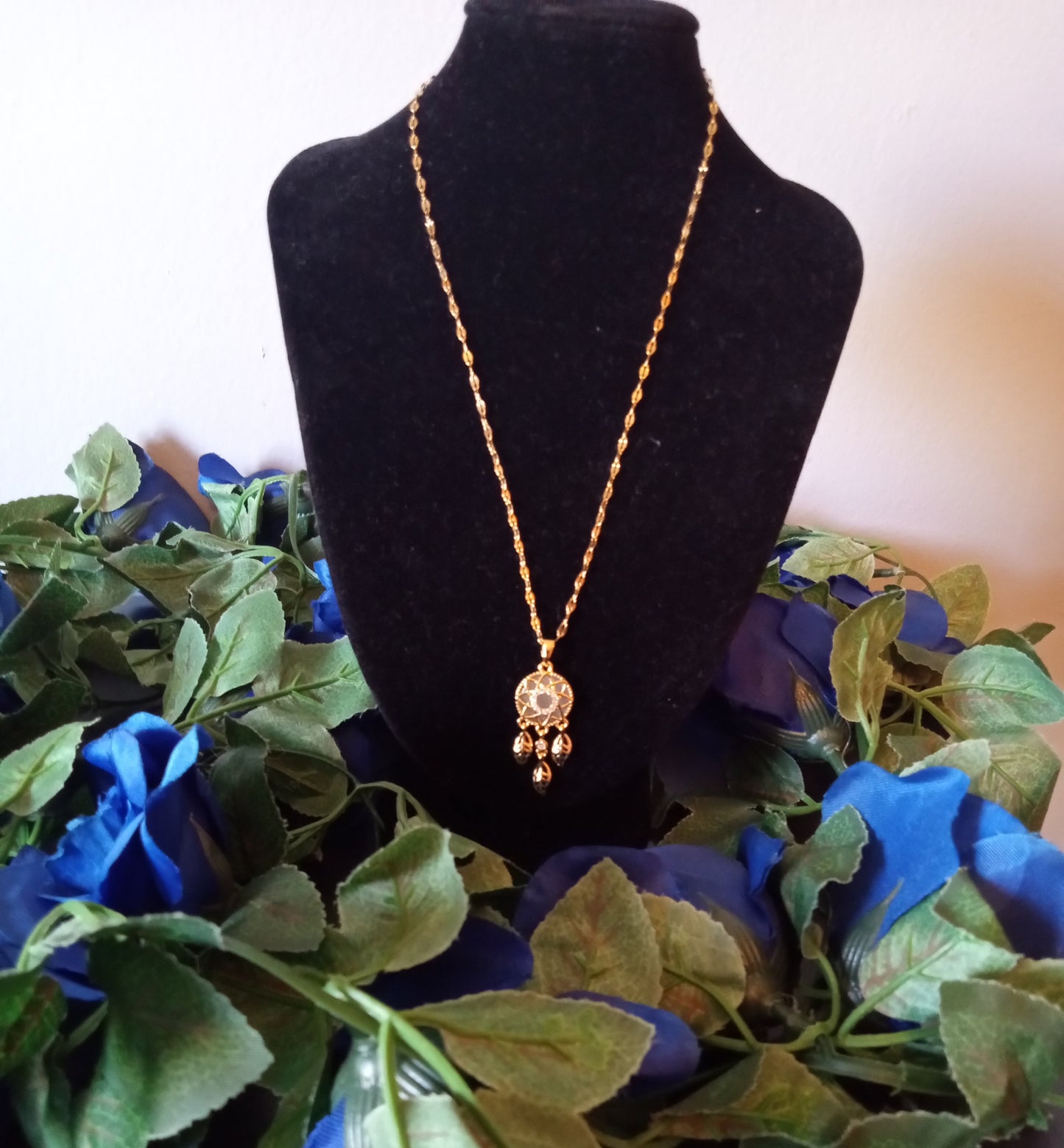 Gold Dream Catcher Necklace