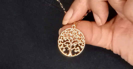 Tree of Life gold necklace