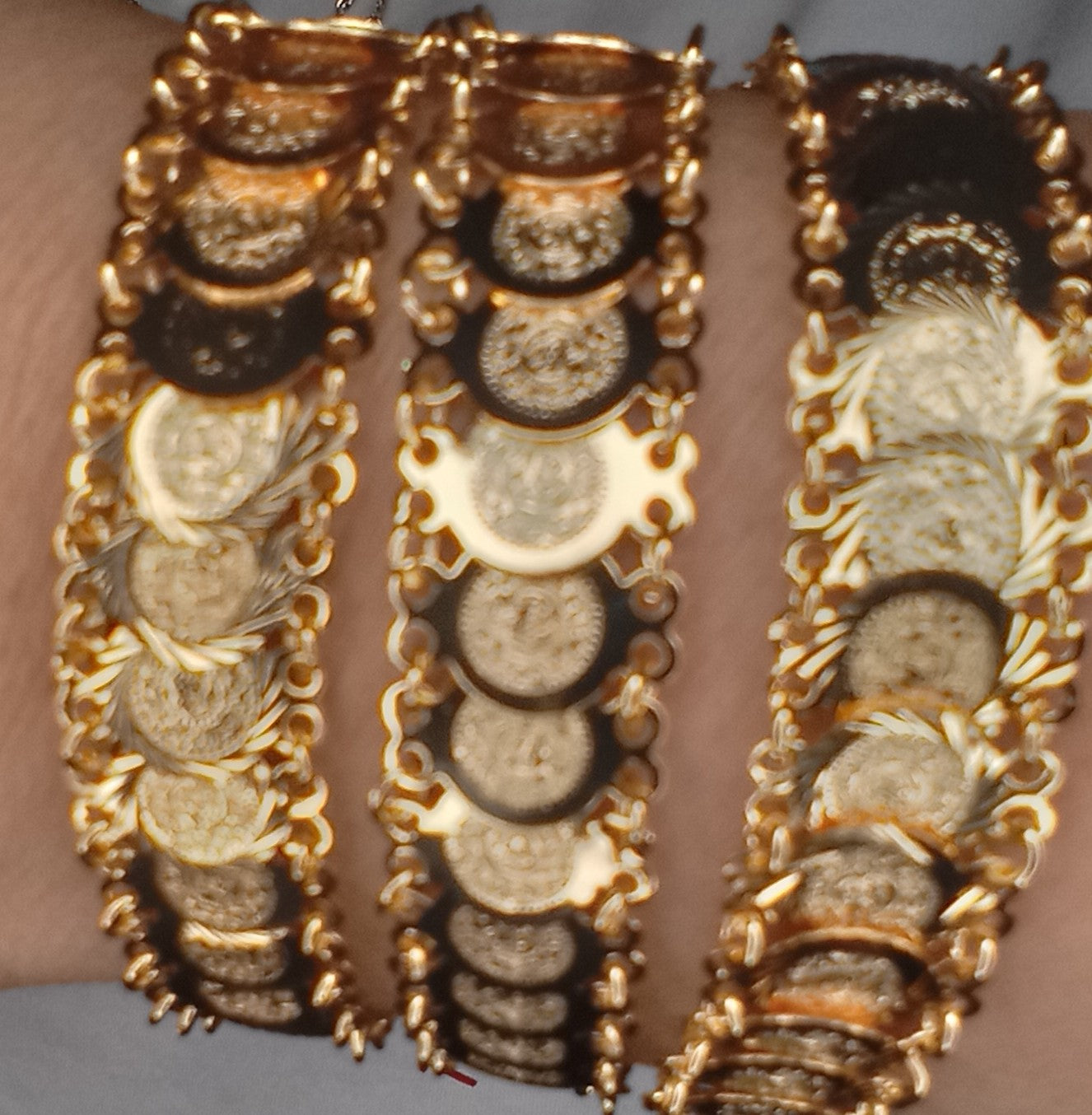 Gold Coin Bracelet